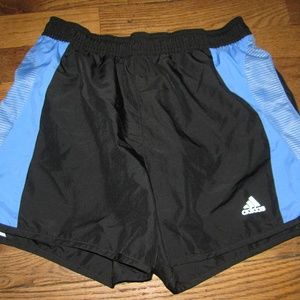 ADIDAS athletic shorts w/ built in liner SMALL